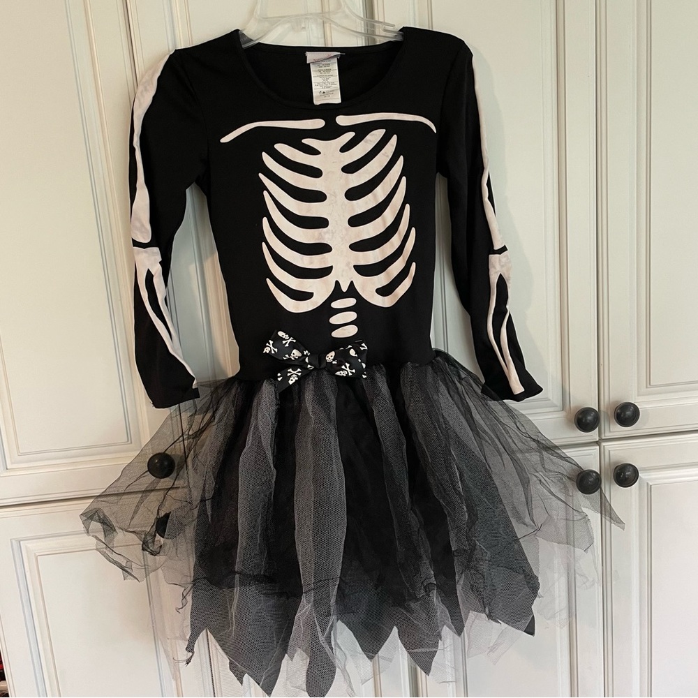 Halloween shirt with attached tutu - kids
